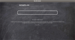 Desktop Screenshot of metropolia.com