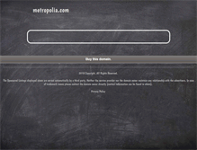Tablet Screenshot of metropolia.com