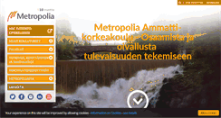 Desktop Screenshot of metropolia.fi